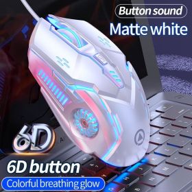 3200DPI G5 Mechanical E-Sports Wired Mouse For Computer Mouse Gamer Rechargeable Backlight Silent Office USB Mouse For Laptop (Color: 03)